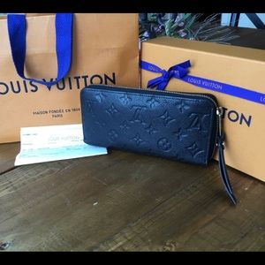Louis Vuitton noir/ black Empreinte long wallet